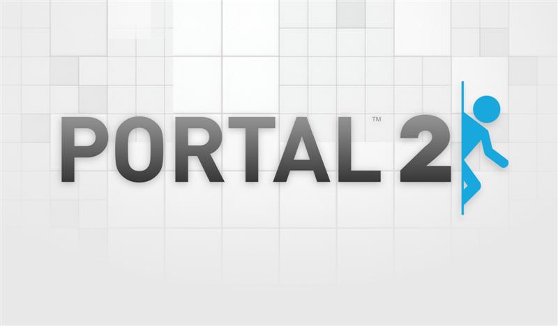 portal 2 logo render. portal 2 logo wallpaper.